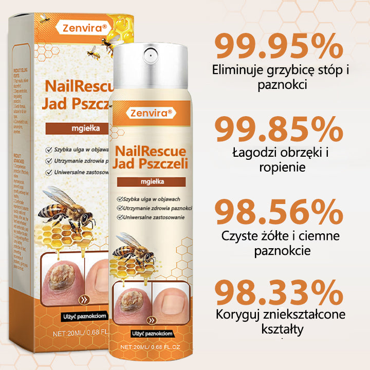 【Doporučeno odborníky】💛Zenvira® NailRescue Přírodní Sprej — ✅ Prokázaná účinnost proti lámavosti a žloutnutí nehtů během 7 dní!