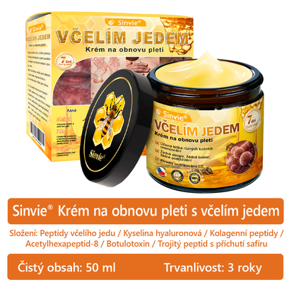 🔥 Sinvie® Krém na obnovu pleti s včelím jedem 👨‍⚕ Doporučeno dermatology ✅CE schváleno - 50ml