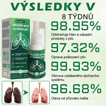 🍃𝐆𝐨𝐨𝐲𝐞𝐞𝐫™ Pokročilý sprej na čištění plic -🧑‍⚕️ Podporuje zdraví plic, průdušek a dutin, napomáhá zdraví dýchacího systému a usnadňuje dýchání.