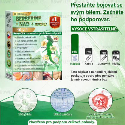 🌿🌿BSWELL® Nano mikrovpichová zeštíhlující náplast✨(Stačí použít pouze jednou denně – viditelné změny již za 28 dní) ✅Bezbolestná, dlouhotrvající, zaměřená na řešení cukrovky, obezity a kardiovaskulárních onemocnění