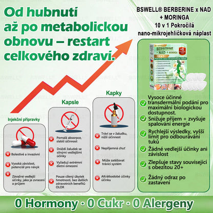 🌿🌿BSWELL® Nano mikrovpichová zeštíhlující náplast✨(Stačí použít pouze jednou denně – viditelné změny již za 28 dní) ✅Bezbolestná, dlouhotrvající, zaměřená na řešení cukrovky, obezity a kardiovaskulárních onemocnění