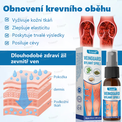 💙Trimil® VeinGuard Bylinný Sprej — ✅ Klinicky ověřeno, že dokáže zlepšit stav křečových žil už za pouhých 7 dní!