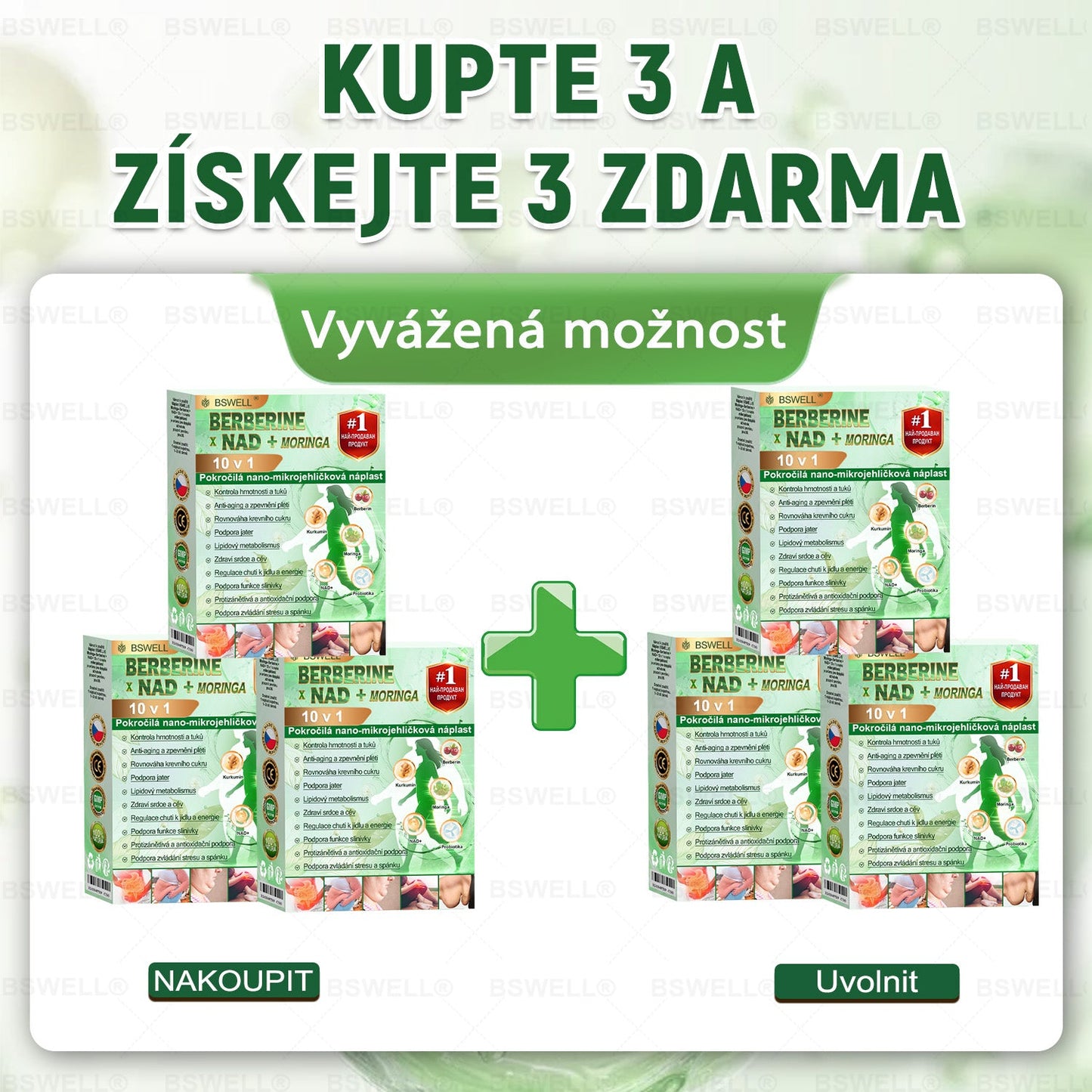 🌿🌿BSWELL® Nano mikrovpichová zeštíhlující náplast✨(Stačí použít pouze jednou denně – viditelné změny již za 28 dní) ✅Bezbolestná, dlouhotrvající, zaměřená na řešení cukrovky, obezity a kardiovaskulárních onemocnění