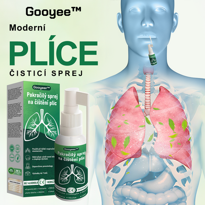 🍃𝐆𝐨𝐨𝐲𝐞𝐞𝐫™ Pokročilý sprej na čištění plic -🧑‍⚕️ Podporuje zdraví plic, průdušek a dutin, napomáhá zdraví dýchacího systému a usnadňuje dýchání.