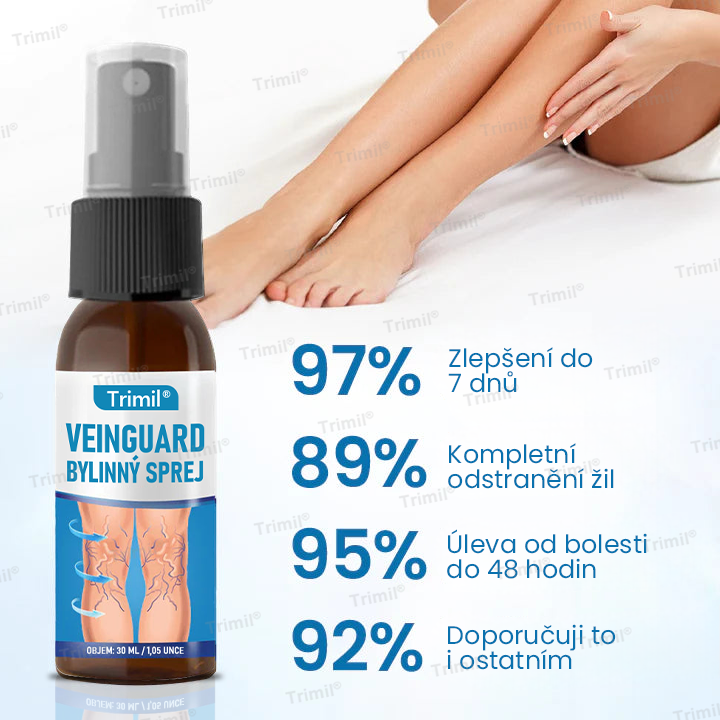💙Trimil® VeinGuard Bylinný Sprej — ✅ Klinicky ověřeno, že dokáže zlepšit stav křečových žil už za pouhých 7 dní!