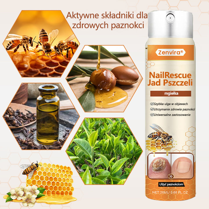 【Doporučeno odborníky】💛Zenvira® NailRescue Přírodní Sprej — ✅ Prokázaná účinnost proti lámavosti a žloutnutí nehtů během 7 dní!