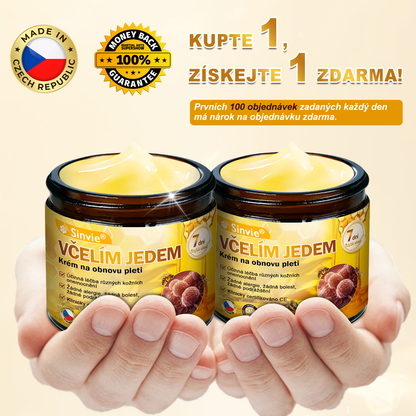 🐝 Sinvie® Krém na obnovu pleti s včelím jedem 👨‍⚕ Doporučeno dermatology ✅GMP schváleno - 50ml