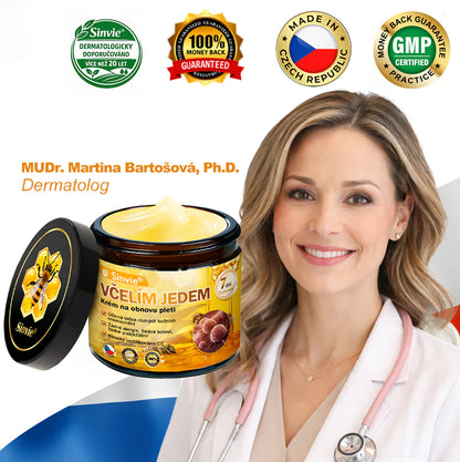 🐝 Sinvie® Krém na obnovu pleti s včelím jedem 👨‍⚕ Doporučeno dermatology ✅GMP schváleno - 50ml